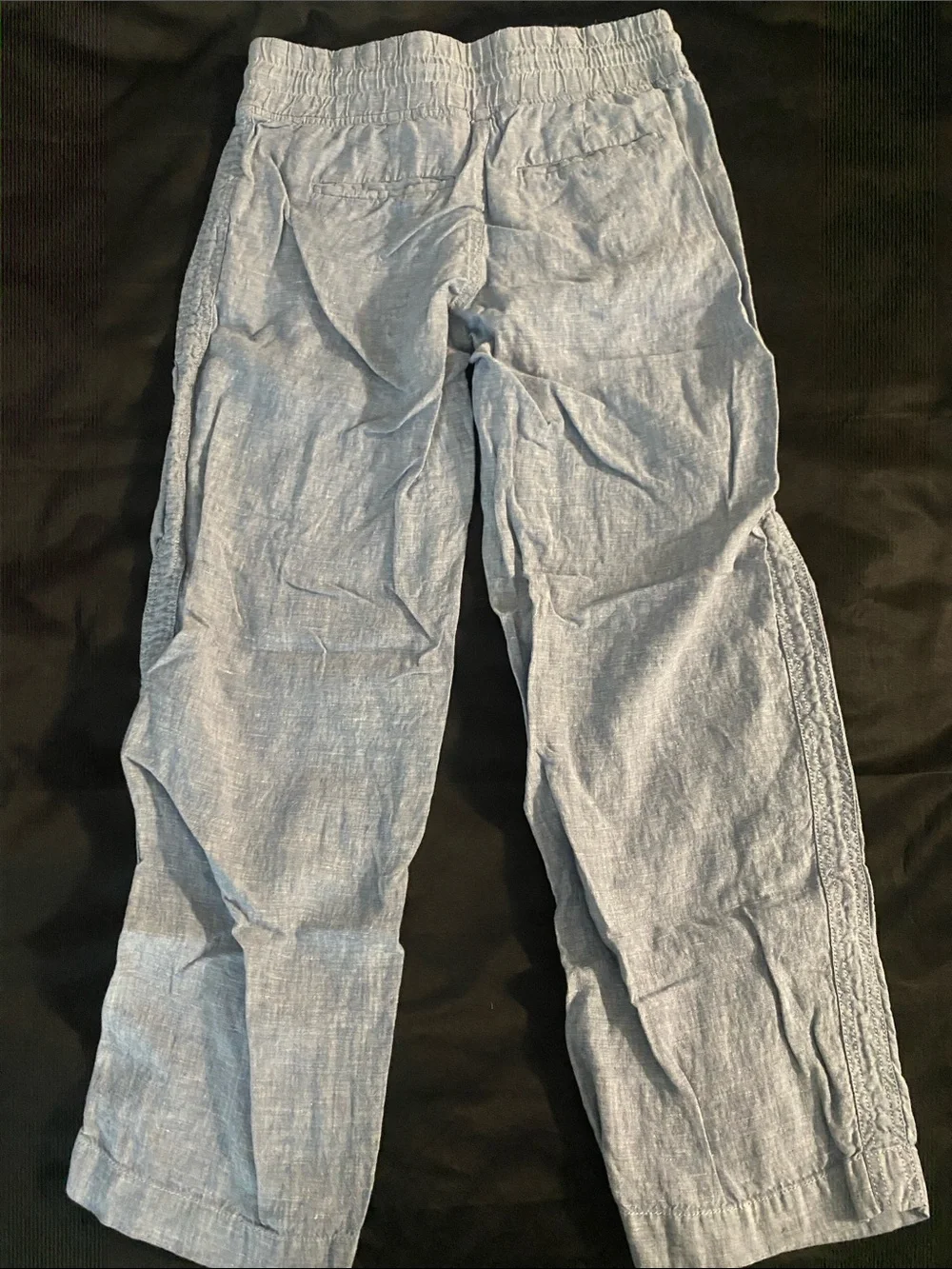 Athleta Light Blue Drawstring Jogger Pants
